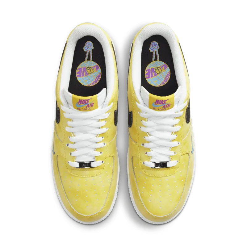 Nike Air Force 1 Low Peace, Love & Basketball Speed Yellow/Black-Laser Blue-White (DC1416-700)