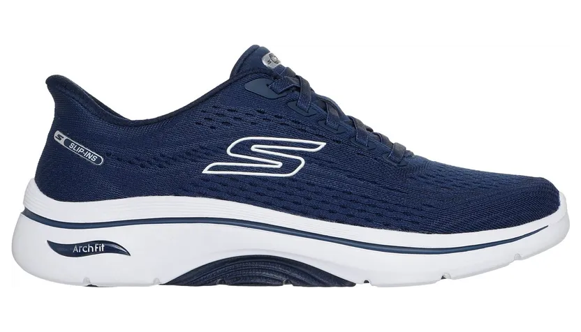 Skechers Slip-ins: GO WALK Arch Fit 2.0 – Kathy Sneaker Marine/Wit