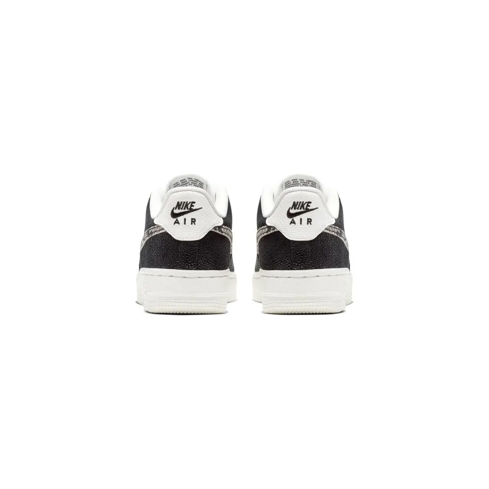 Nike Air Force 1 Low Snakeskin (GS) Summit White/Black (820438-111)