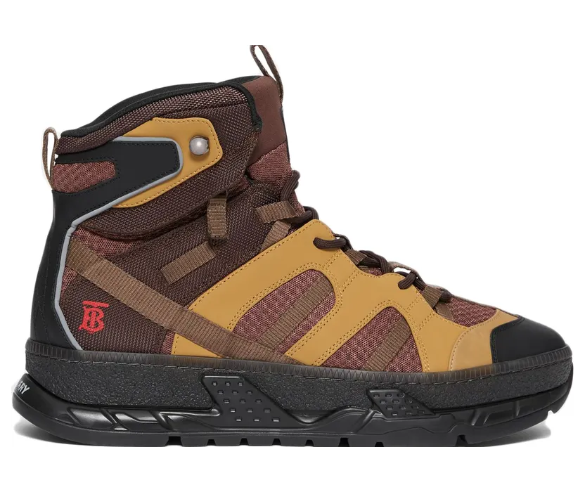 Burberry Mesh Nubuck Union Dark Tan High (80134081)