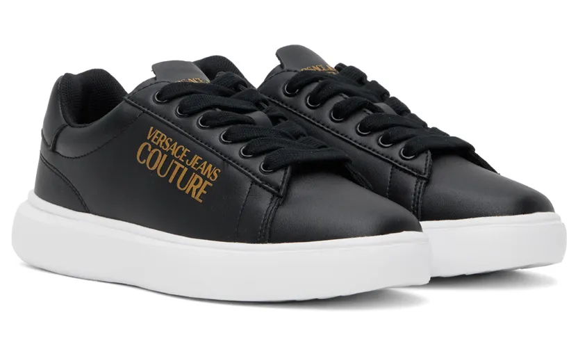 Versace Jeans Couture Black Logo Light Sneakers (E73VA3SL7EZP006) (4)