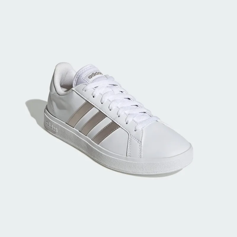 adidas Grand Court TD Lifestyle Court Casual Cloud White / Platinum Metallic / Cloud White (GW9263)