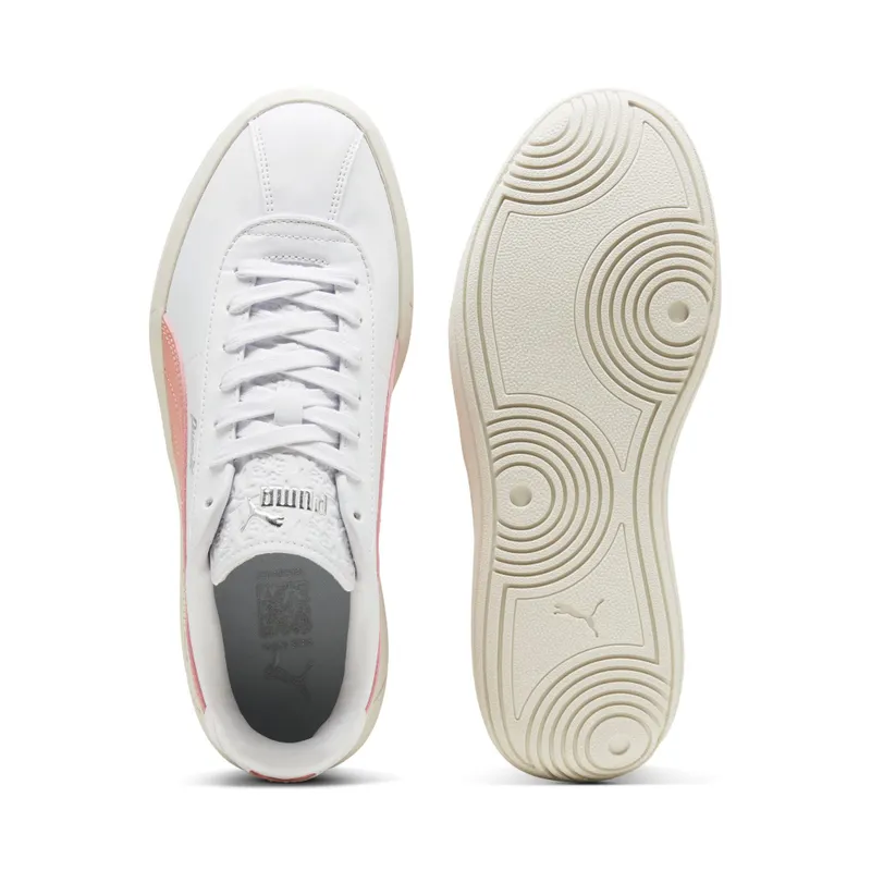 Puma Club Klassika SL “Puma White / Pink Fruit / Puma Silver” (401642_04)