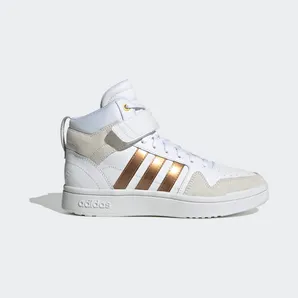 adidas Postmove Mid Cloudfoam Super Lifestyle Basketball Classic Cloud White / Cloud White / Matte Gold (H06137)