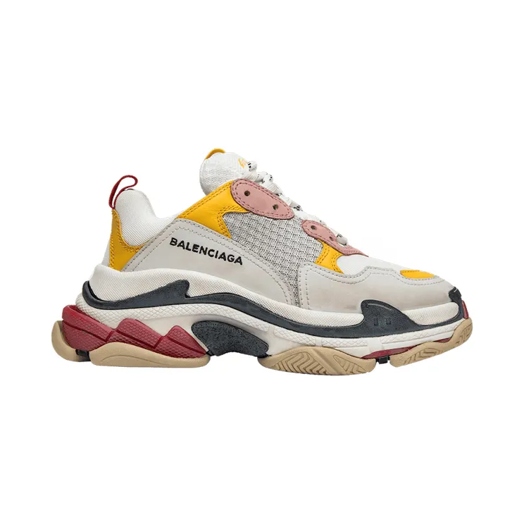 Balenciaga Triple S Cream Yellow Red 2019 (W)