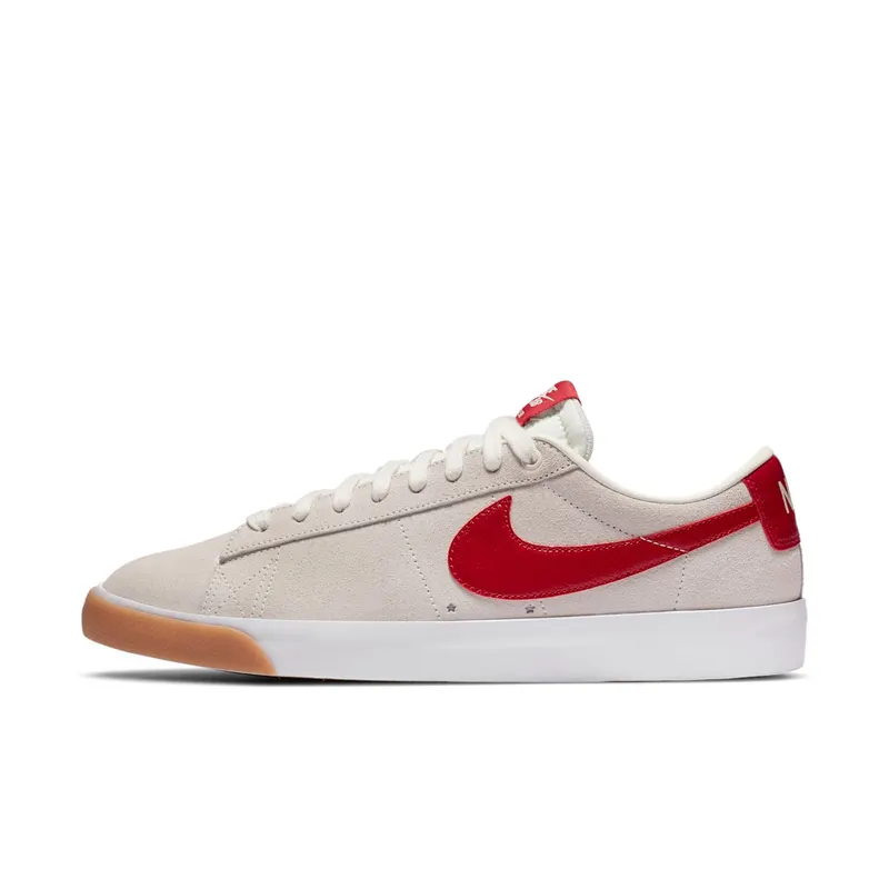 Nike SB Blazer Low GT Sail Cardinal Red Sail/White-Gum Light Brown-Cardinal Red (704939-105)