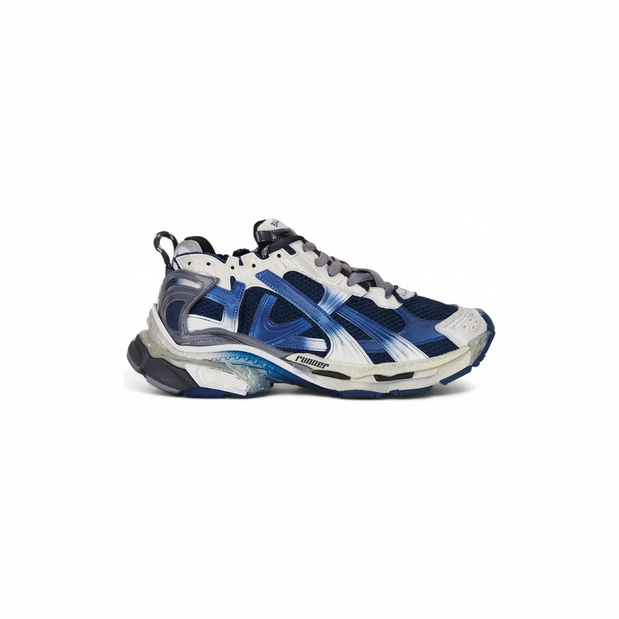 Balenciaga Runner Gradient White Navy Grey (772774WRUNG2410)