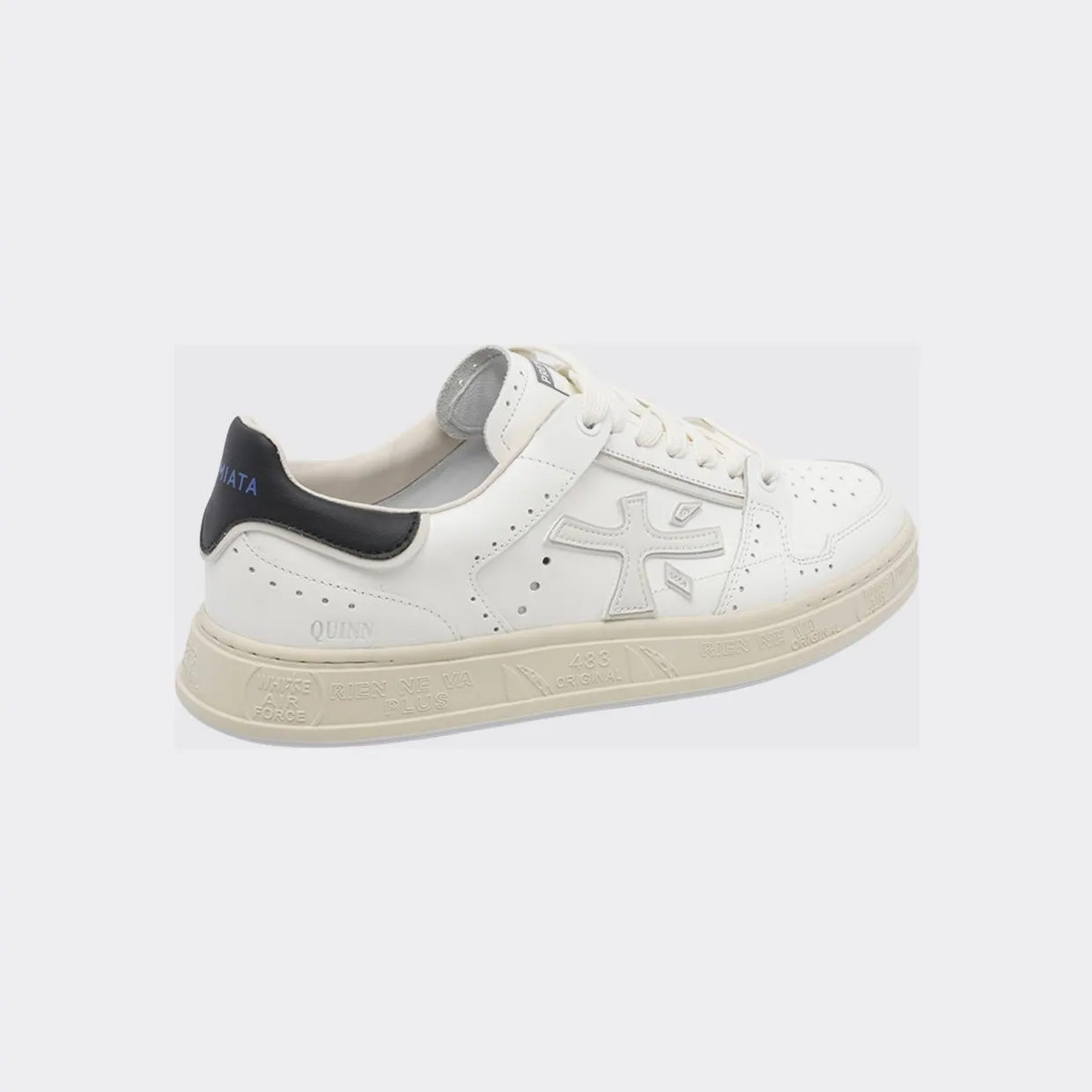 Premiata Quinn Leather Sneakers White (QUINN8209) (2)