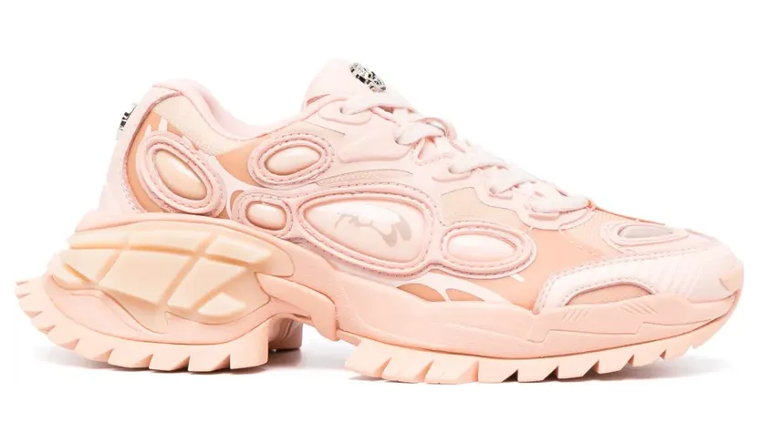 Rombaut Sneakers met chunky zool en vlakken – Roze (S23E006)