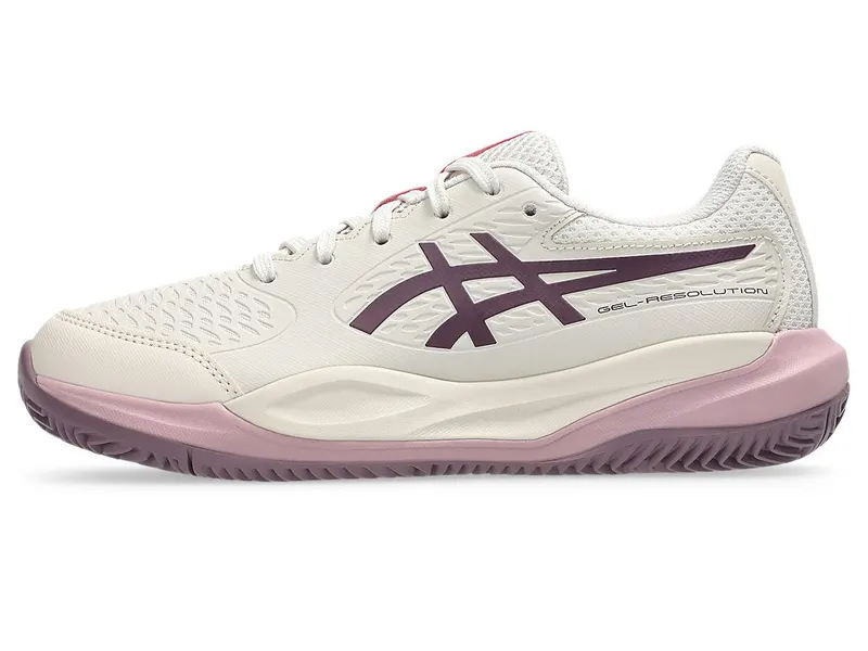 ASICS GEL-RESOLUTION X GS CLAY “Soft Oat / Dark Aubergine” (1044A080-250)