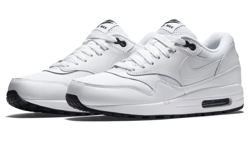 Nike Air Max 1 White White Black