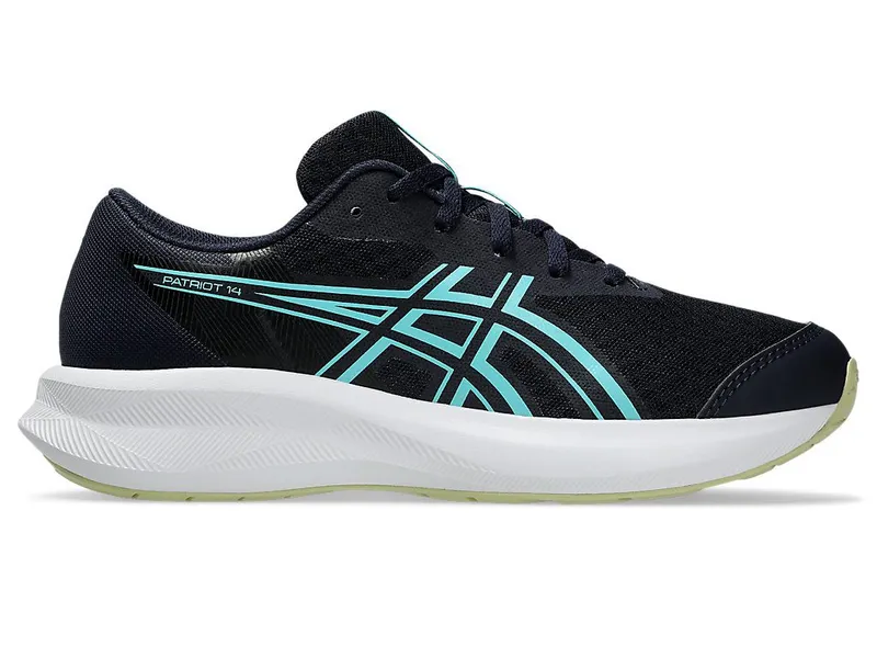 ASICS PATRIOT 14 GS “Midnight / Glow Green” (1014A392-404)