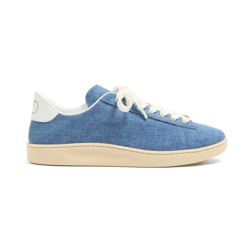 Valentino Garavani Royco Sneakers aus Denim – Blau (YS0K34VJJ)