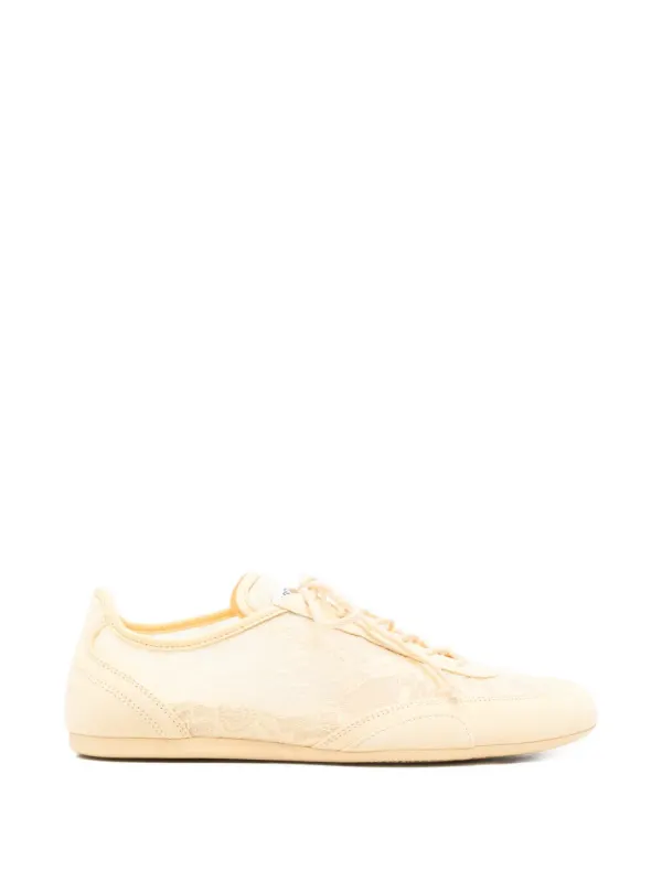 Jimmy Choo Sunny F sneakers with overslag van kant – Yellow (J000182017)