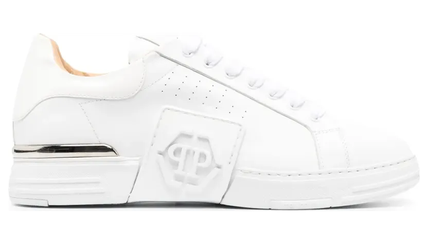 Philipp Plein Hexagon low-top sneakers – Wit (FACSUSC0474PLE025N)