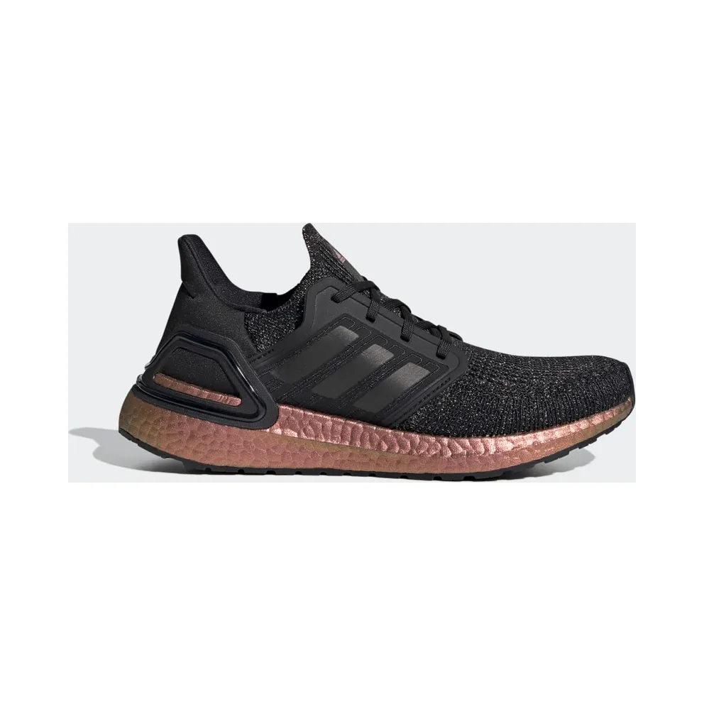 adidas Ultraboost 20 Laufschuh Core Black / Core Black / Signal Pink / Coral (FV8340)