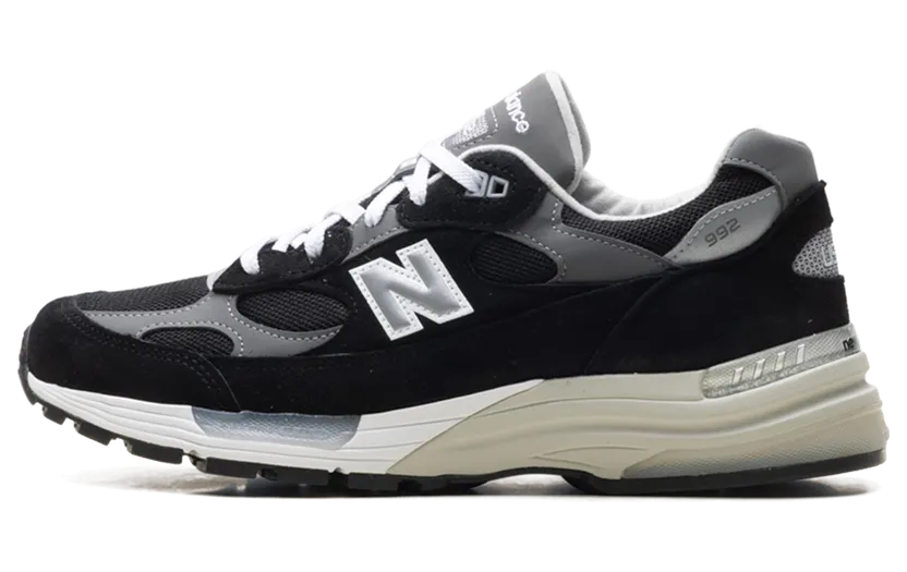 New Balance 992 “Made in USA – Black Grey” (U992BK)