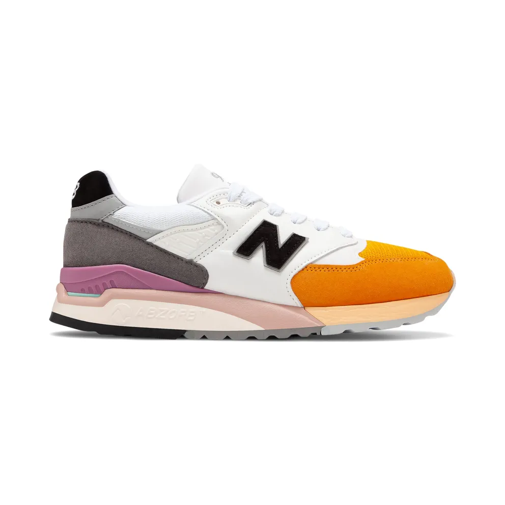 New Balance 998 Coastal Pack White/Orange/Black (M998PSD)