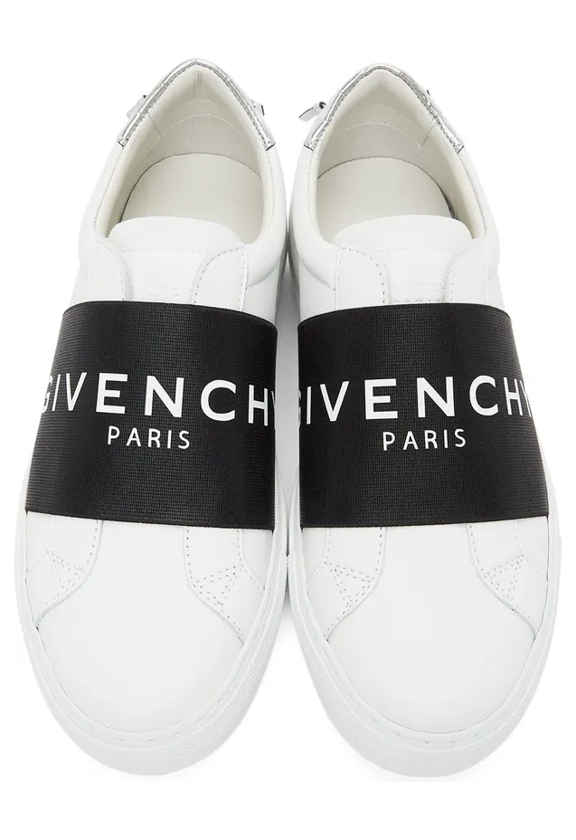 Givenchy White & Silver Elastic Urban Knots 132 White/Silver Gre (BE0005E10H) (5)