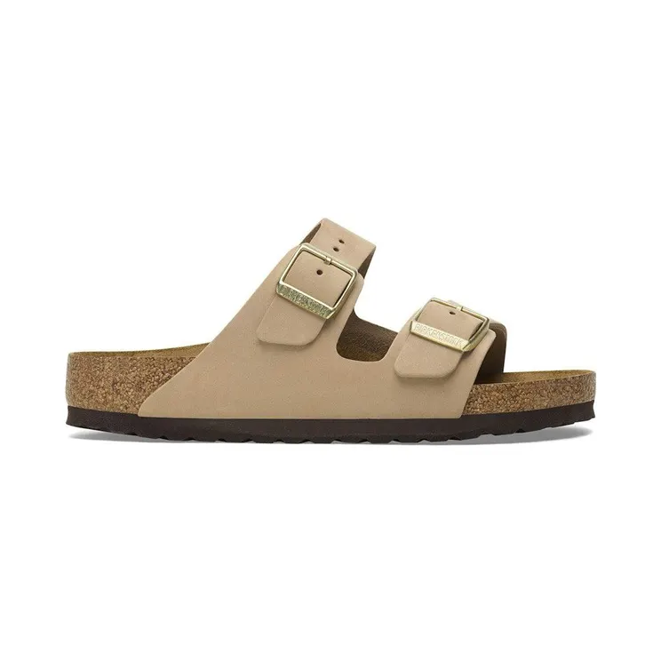 Birkenstock Arizona Soft Footbed Nubuck Leather Sandcastle (1019013)