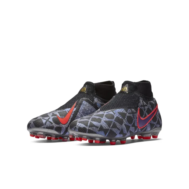 Nike  Phantom Vision Elite Dynamic Fit MG EA Sports (GS) White/Bright Crimson-University Blue-Black (BQ5824-110)