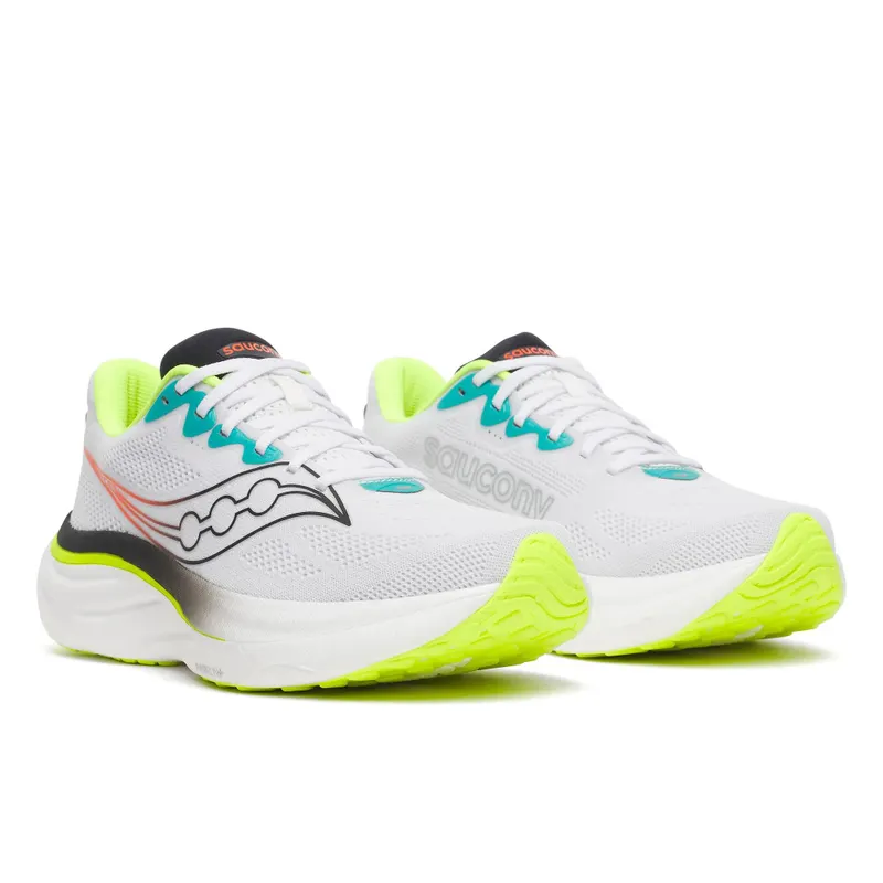 SAUCONY Ride 19 “White / Citron” (S101566-1036)