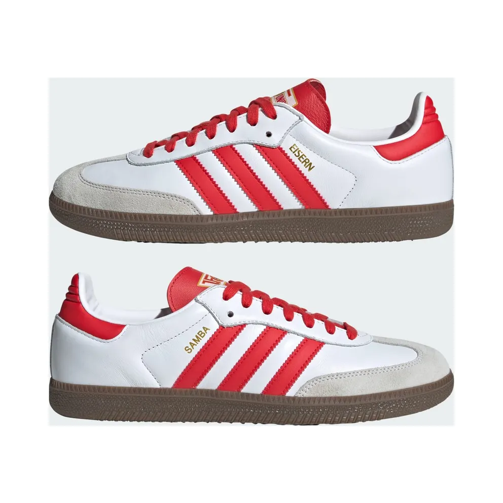 adidas Samba 1. Fc Union Berlin “Cloud White / Vivid Red / Gum” (JQ4051)