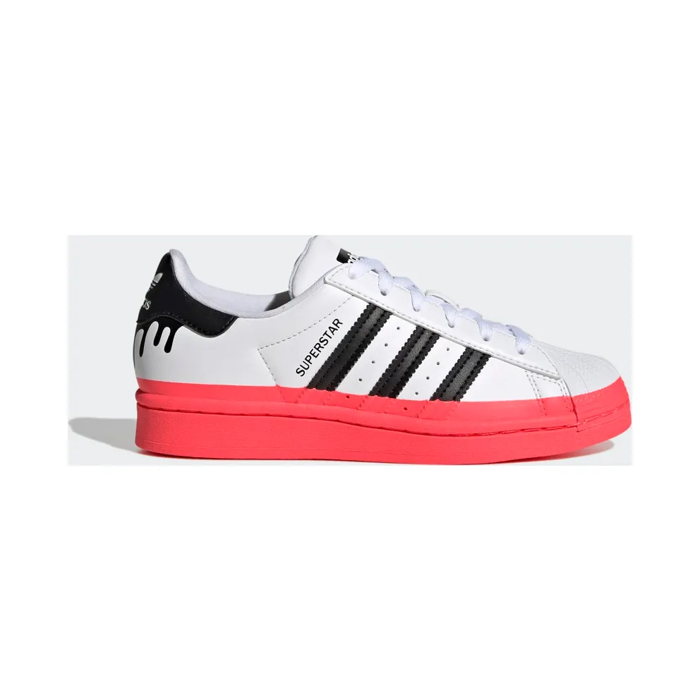 adidas Superstar Schuh Cloud White / Core Black / Turbo (GY3327)