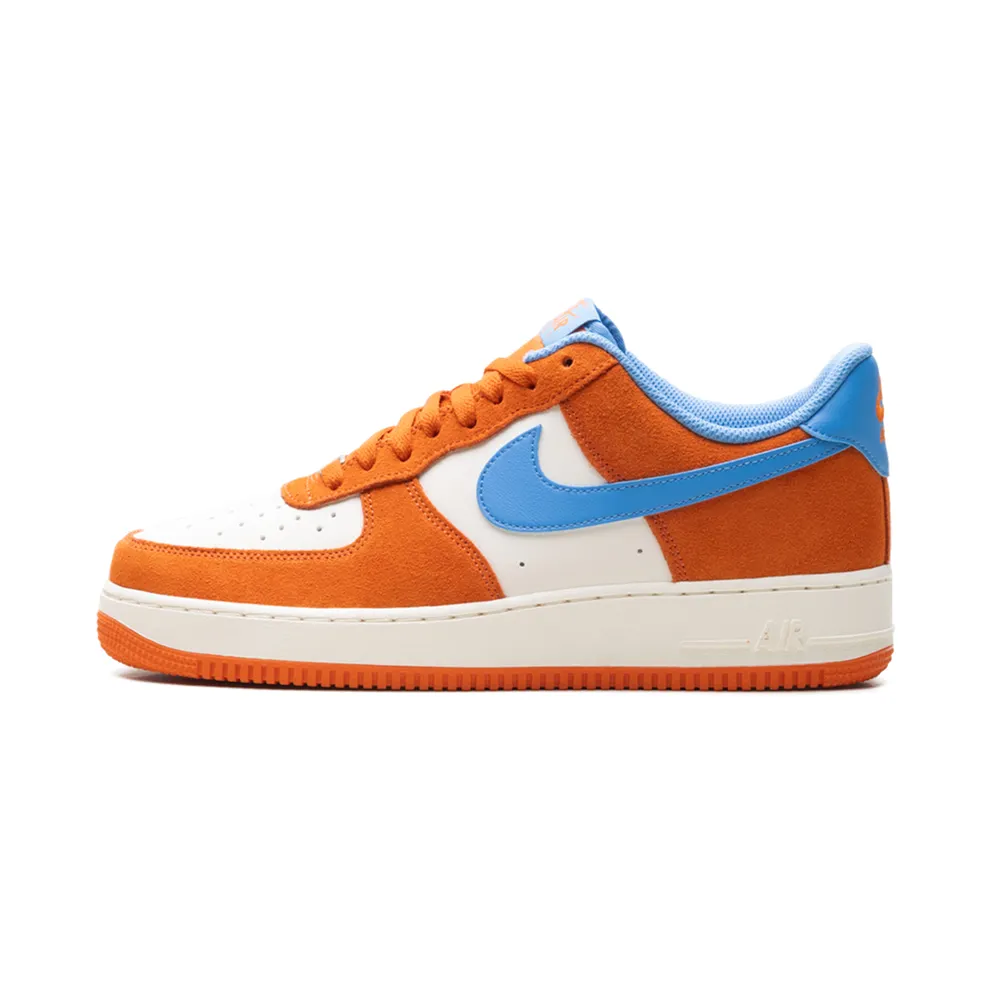 Nike Air Force 1 ’07 LV8 “Safety Orange / University Blue” (FQ8714-800)