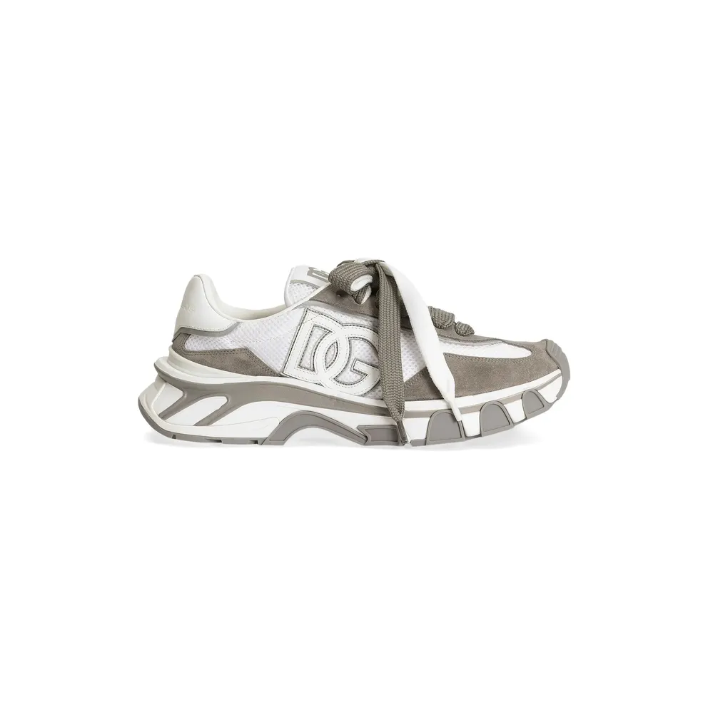 Dolce & Gabbana DG Country Road Nylon and Calfskin “White/Grey” (CS2403 A0208 8B932)