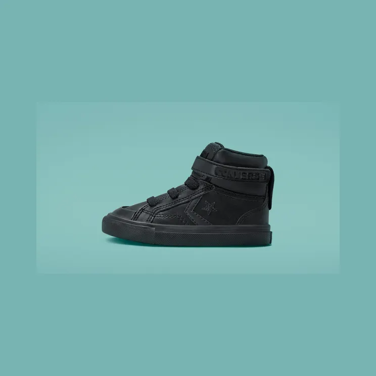 Converse Pro Blaze Strap Leather Black/Black/Black (A01070C)