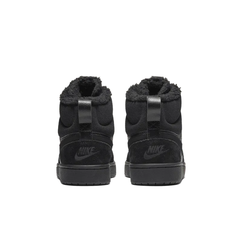 Nike Court Borough Mid 2 Older Kids’ Boot Black (CQ4023-001)