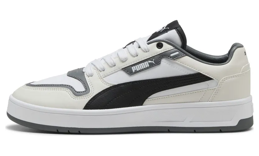 Puma Court Classic Street “Puma White / Puma Black / Vapor Gray” (400196_14)