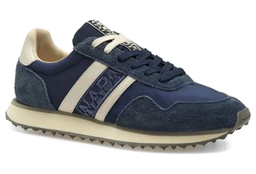 Napapijri Shard gestreepte sneakers – Blauw (NP0A8BNZ)
