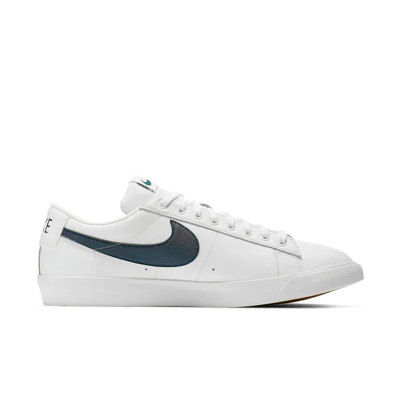 Nike Blazer Low Premium White White Game Royal Teal (BQ7460-102)