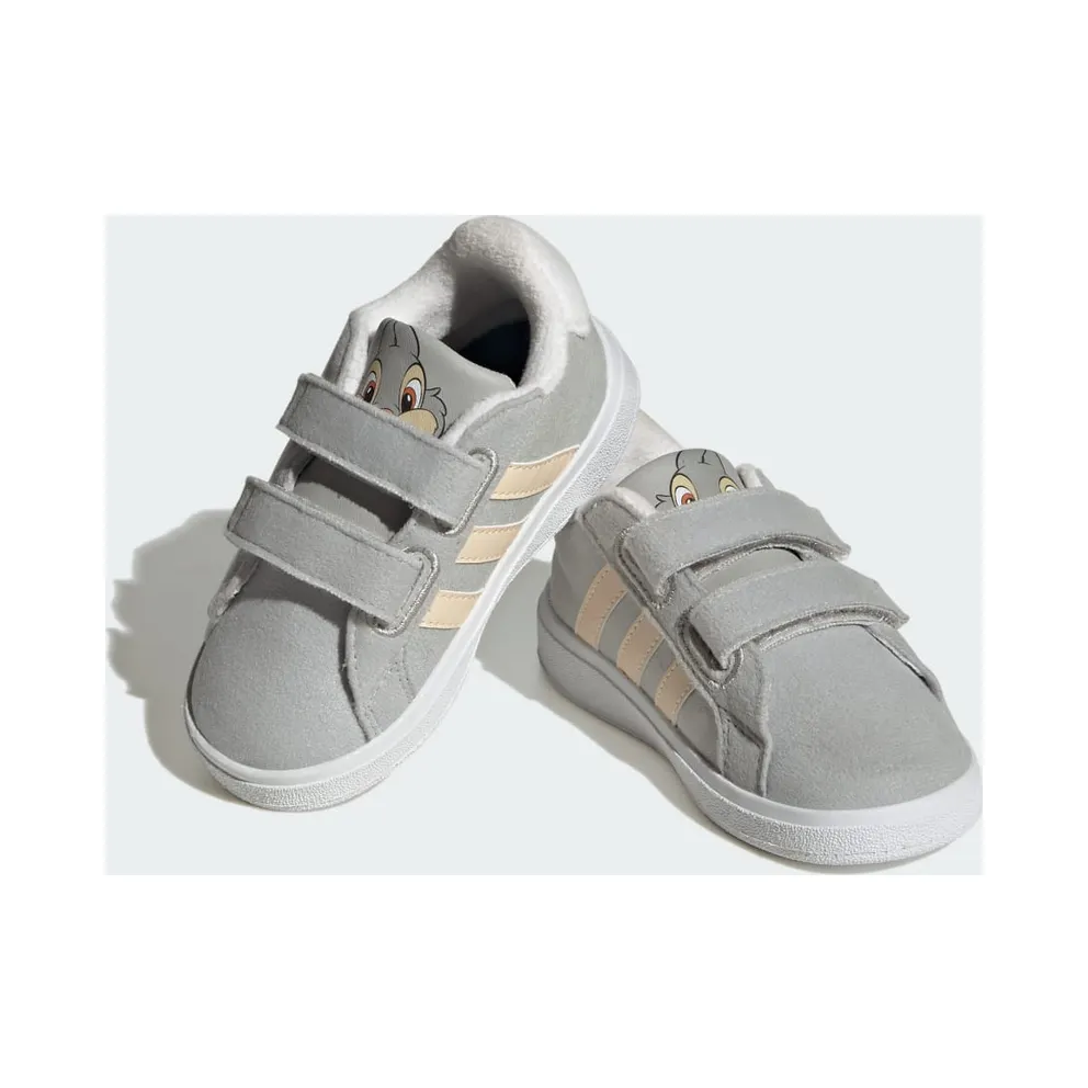 adidas Grand Court x Disney Bambi Thumper Grey Two / Sand Strata / Cloud White (IG0451)