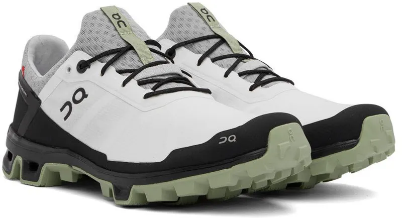 On White & Green Cloudventure Peak Sneakers (34.99002)