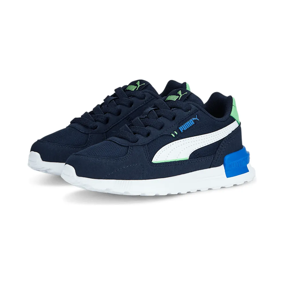 Puma Graviton AC Kids White/Blue/Green (381988-16)