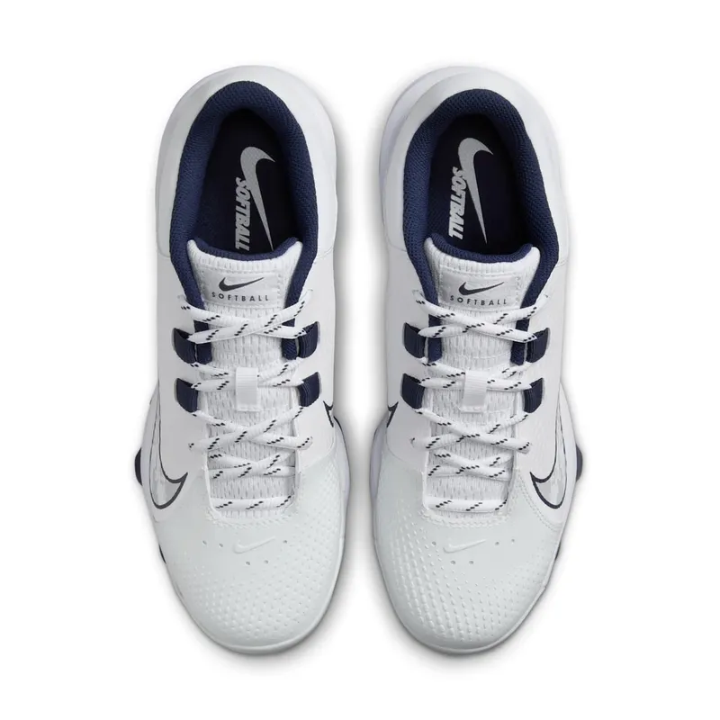 Nike Hyperdiamond 4 Pro MCS White Pure Platinum Midnight Navy (FZ0921-103)