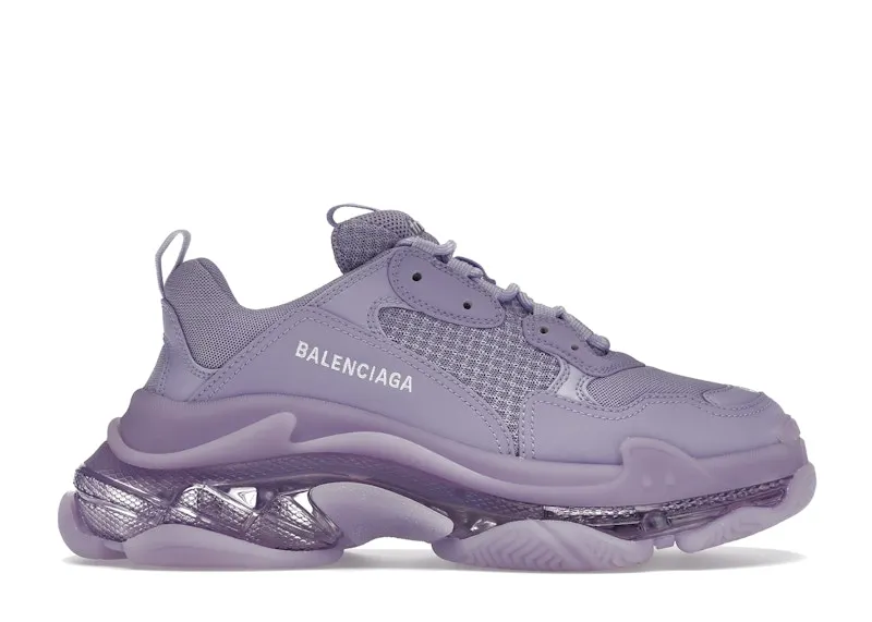 Balenciaga Triple S Clear Sole Purple (W) (544351W2GA15890)