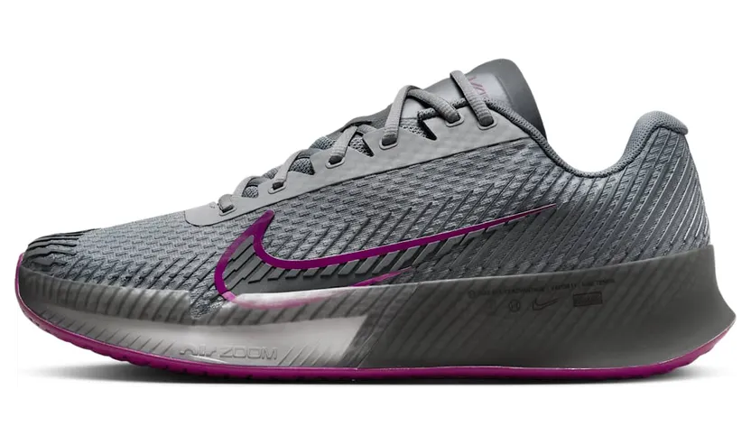 Nike Court Air Zoom Vapor 11 HC Smoke Grey Dark Smoke Grey Sangria Black (DR6966-005)