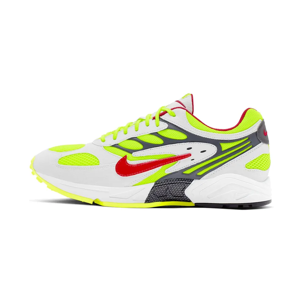 Nike Air Ghost Racer White Atom Red Neon Yellow White/Atom Red-Neon Yellow-Dark Grey-Gym Red (AT5410-100)