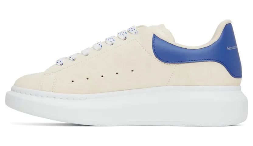 Alexander McQueen Off-White Oversized Sneaker 7712 VANILLA/COBALT (688520WIA5E) (3)