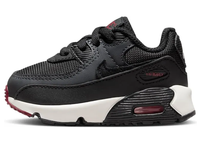 Nike Air Max 90 LTR TD “Anthracite / Team Red / Summit White / Black” (CD6868-022)
