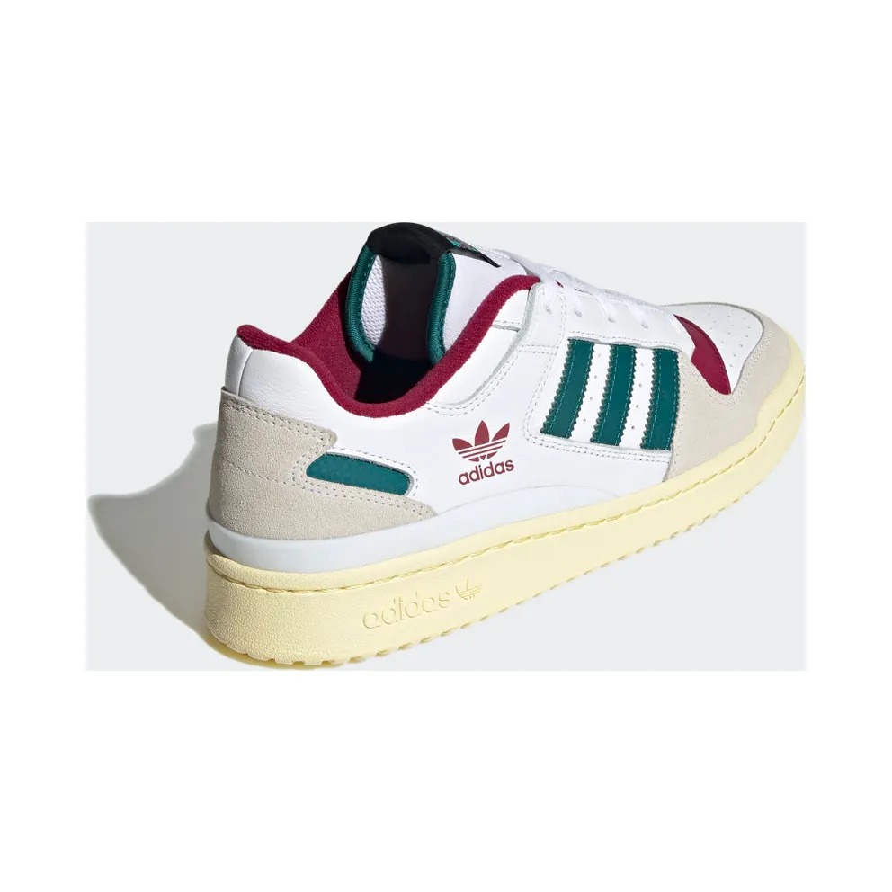 Adidas Forum Low CL Cloud White / Legacy Teal / Legacy Burgundy (HQ6874)