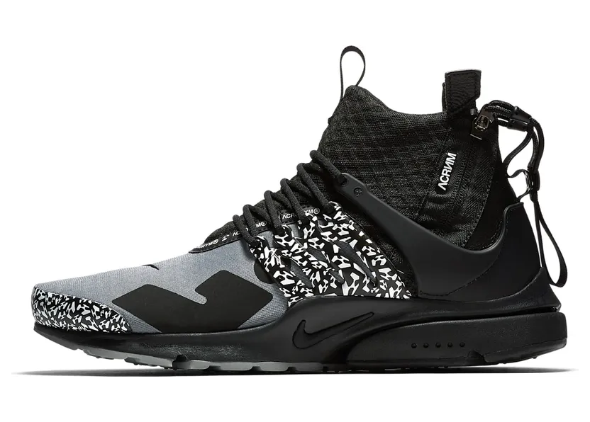 Nike x Acronym Air Presto Mid Cool Grey (2018) “Cool Grey / Black” (AH7832-001)