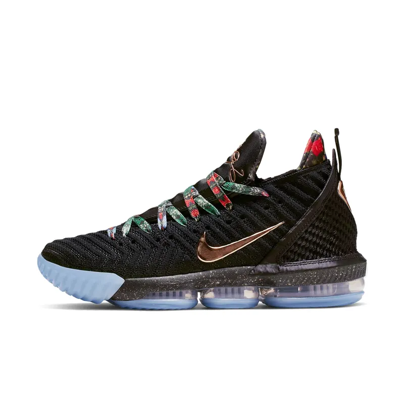 Nike LeBron 16 Watch the Throne Black/Metallic Gold-Rose Frost (CI1518-001)