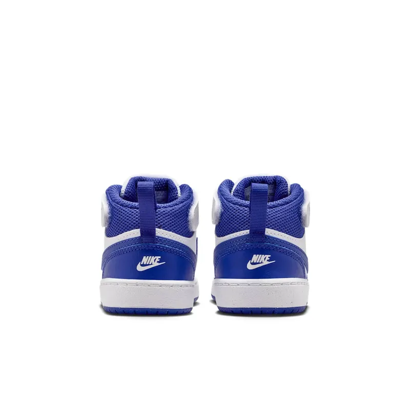 Nike Court Borough Mid 2 White Deep Night (CD7784-130)