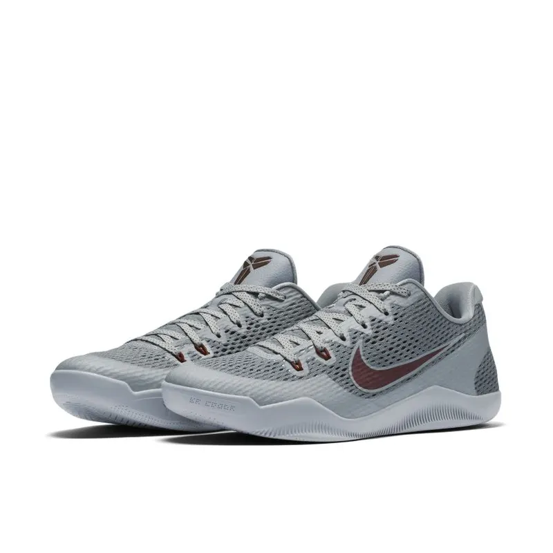 Nike Kobe 11 Lower Merion Cool Grey/Wolf Grey/Team Red (836183-006)