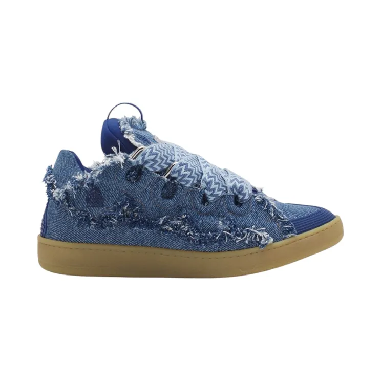 Lanvin Leather Curb Denim Blue (FM SKRK11 FRDE E24254)